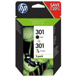 Hp Nº301 Pack 2 Cartuchos (Negro/Tricolor)