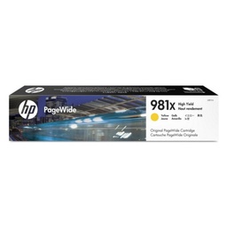 Hp Pagewide Enterprise Color 556 / Mfp 586 Cartucho De Alta Capacidad Amarillo Nº981x