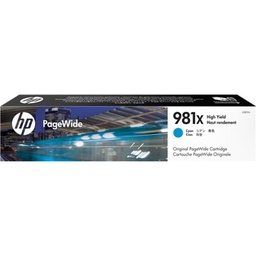 Hp Pagewide Enterprise Color 556 / Mfp 586 Cartucho De Alta Capacidad Cyan Nº981x