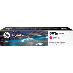 Hp Pagewide Enterprise Color 556 / Mfp 586 Cartucho De Alta Capacidad Magenta Nº981x