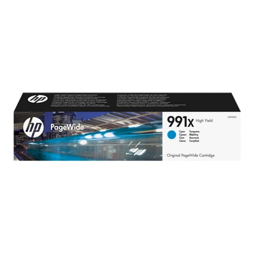 [165207] HP PAGEWIDE PRO 750/772/777 CARTUCHO 991X DE ALTA CAPACIDAD CIAN