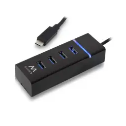 Hub Usbc A 4 Puertos Usba 3.1 Ewent