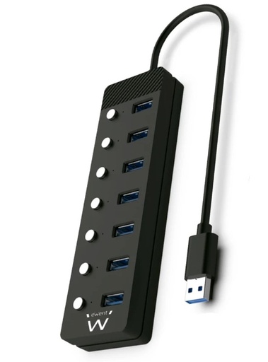 [167178] HUB EWENT EW1147 USB 3.0 A 7 PUERTOS