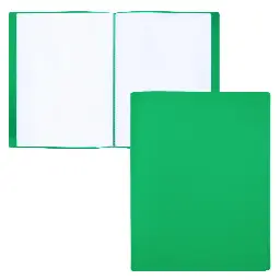 Carpeta De Fundas Raylu Paper Premium A4 20 Fundas Verde