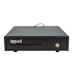 Cajón Portamonedas Iggual Iron-15 37cm 4+8 Negro