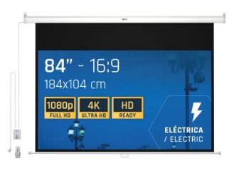 [800321] PANTALLA ELÉCTRICA IGGUAL  16:9 84" 184×104 CM
