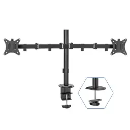 Soporte Pinza 2 Monitores 17"-32" Iggual
