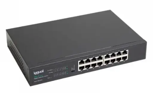 [800342] SWITCH GIGABIT 16 PUERTOS 1000MBPS GES16000 IGGUAL 