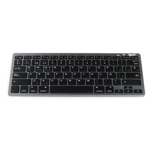 [800291] TECLADO BLUETOOTH SLIM IGGUAL TKL-BT NEGRO 2 CANALES