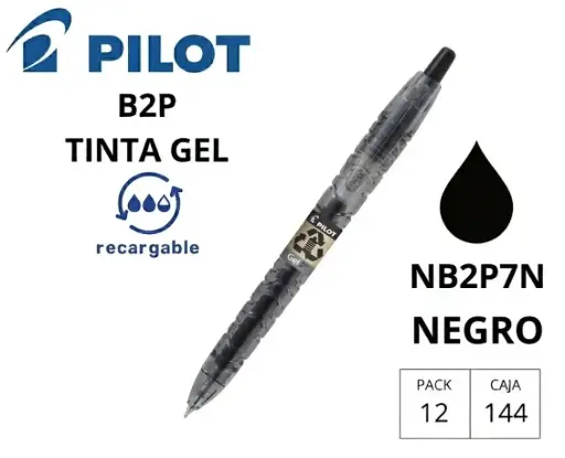 [119445] BOLÍGRAFO PILOT B2P NEGRO