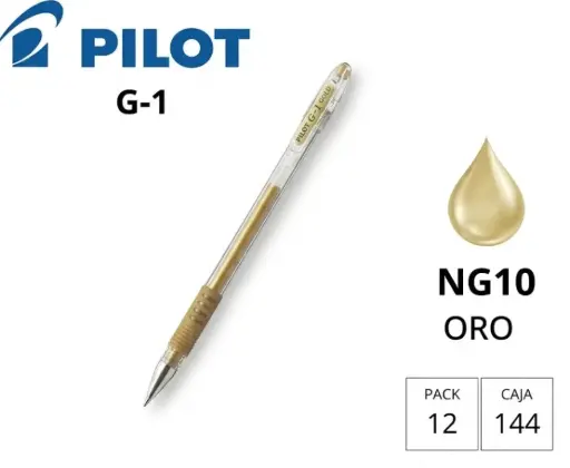 [120088] BOLÍGRAFO PILOT G-1 ORO