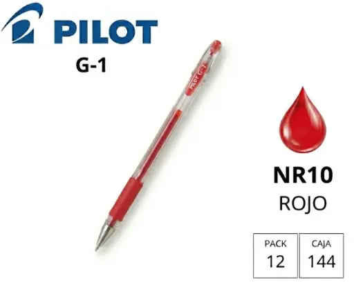 [901928] BOLIGRAFO PILOT G-1 ROJO