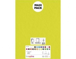 LAMINA FIELTRO ACRÍLICO LIMA 30x45 CM 160 g/m² PACK 10 UNIDADES INNSPIRO