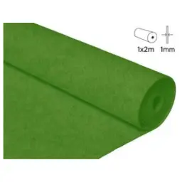 Fieltro Acrílico Verde Rollo 100x200cm 160gr/M² Innspiro