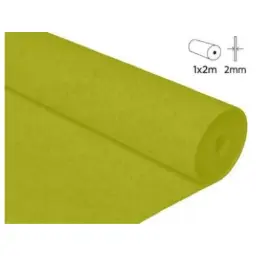 Fieltro Acrílico Verde Lima Rollo 100x200cm 160gr/M² Innspiro