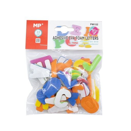[825036] LETRAS DE GOMA EVA 33MM