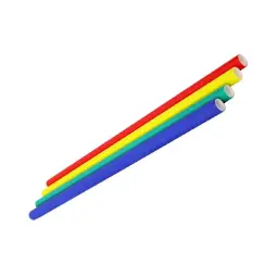 Pajitas Pvc De Colores 26cm – 20 Unidades