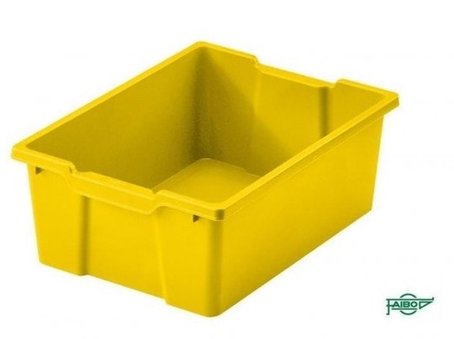 [700210] CAJA ALMACENAJE GRANDE AMARILLA SIN TAPA