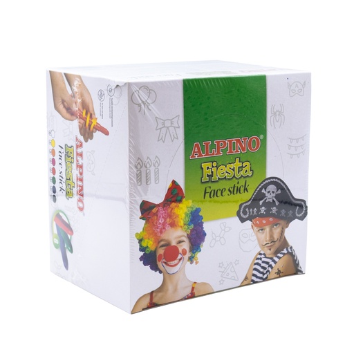 [825185] MAQUILLAJE FACE STICK EXPOSITOR 36 UNIDADES ALPINO