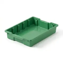 Caja Almacenamiento Pequena Verde Sin Tapa