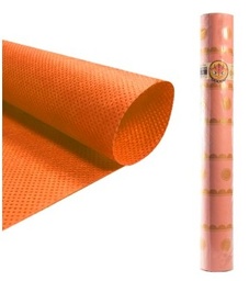 Tela Rollo Tejido Royal Bondy 80x25m Naranja
