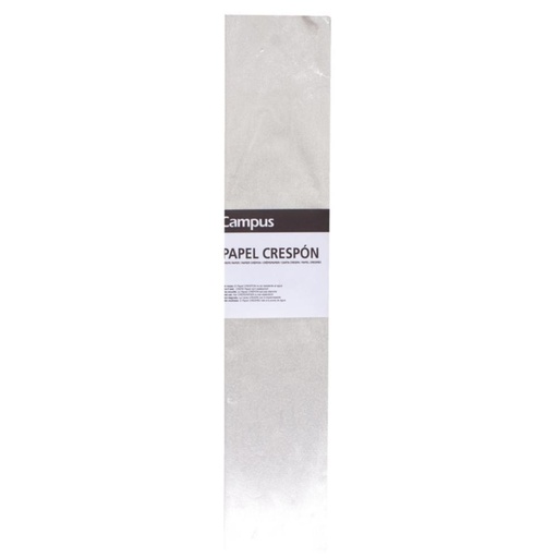 [600317] PAPEL CRESPÓN PLATA 50×2M 60G CREPADO 70% INETA 