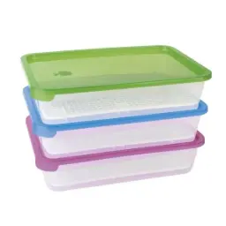 Envase Rectangular Pp C/Tapa 20x13x5cm