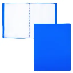 Carpeta De Fundas Raylu Paper Premium A4 60 Fundas Azul