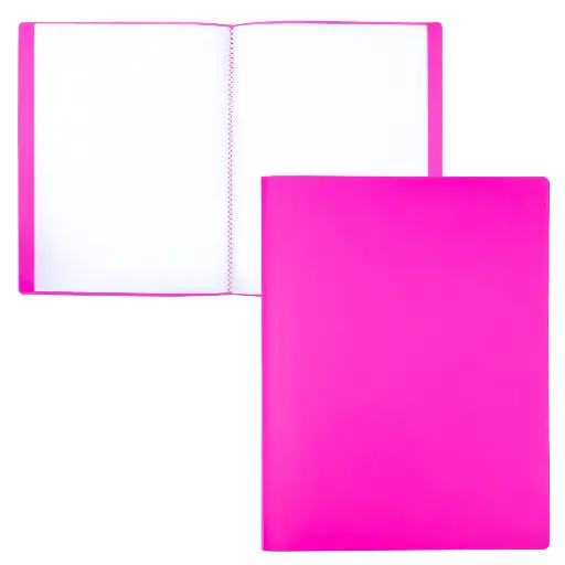 [181334] CARPETA DE FUNDAS RAYLU PAPER PREMIUM A4 60 FUNDAS ROSA