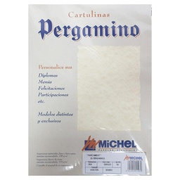 PAPEL PERGAMINO DIN A4 TROQUELADO 150 g/m² COLOR PARCHMENT TOPACIO PACK 25 HOJAS