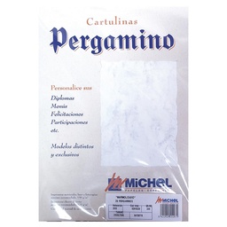 PAPEL PERGAMINO DIN A4 TROQUELADO 200 g/m² COLOR MARMOLEADO GRIS PACK 25 HOJAS