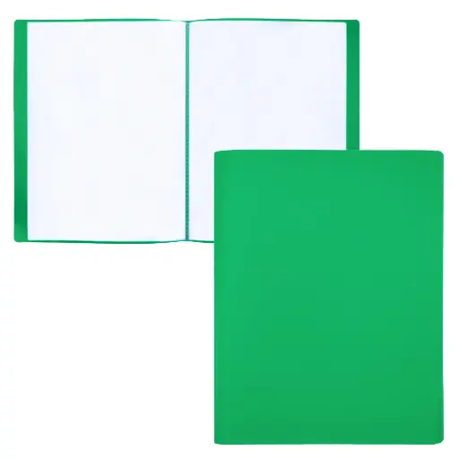 [181333] CARPETA DE FUNDAS RAYLU PAPER PREMIUM A4 60 FUNDAS VERDE