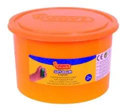 Pasta Blanda Naranja Fluor Soft Dough Blandiver Bote 460g