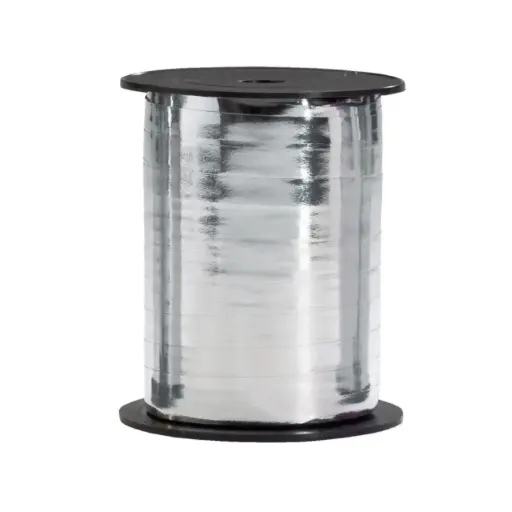 [825712] CINTA REGALO METALIZADA PLATA 5X50M