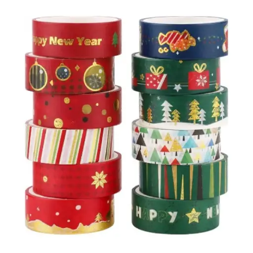 [825738] CINTA ADHESIVA NAVIDEÑA 15MMX10M