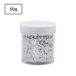 Purpurina Plata Brillante Bote 50g
