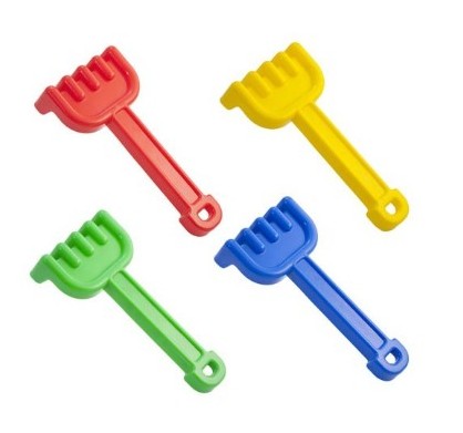 [825484] RASTRILLOS DE JUGUETE SET DE 4 UNIDADES