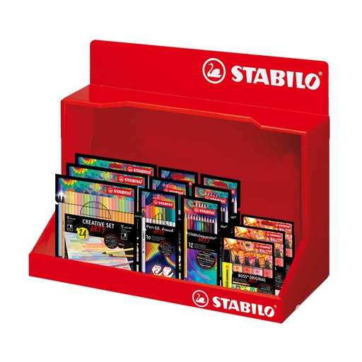 [119659] MINI BOUTIQUE STABILO ARTY EXPOSITOR