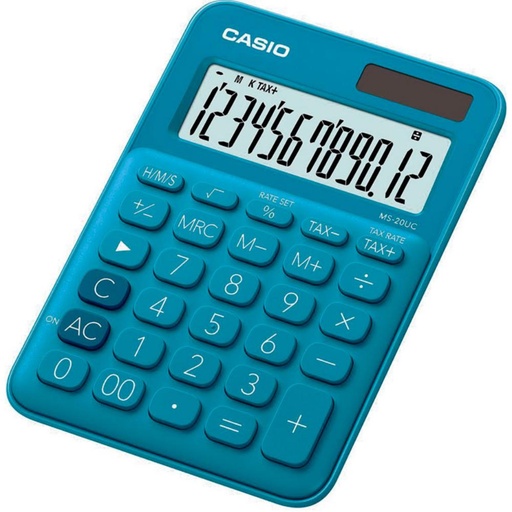 [247856] CALCULADORA CASIO MS-20UC AZUL 