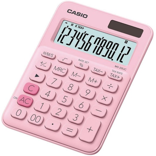[247858] CALCULADORA CASIO MS-20UC ROSA 