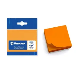 Nota Adh.bismark 75x75 Naranja