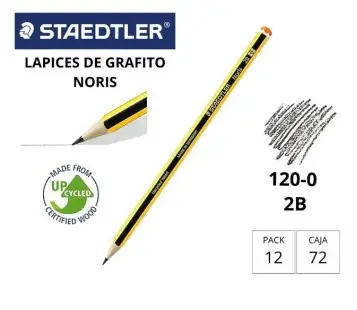 [080044] LÁPIZ DE GRAFITO STAEDTLER NORIS 120– 2B CABEZA  NARANJA
