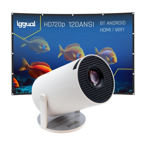 [800385] PACK PROYECOTR Y PANTALLA IGGU