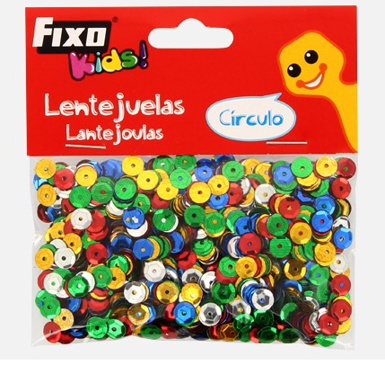 [825810] LENTEJUELAS FIXO KIDS 20 G CÍRCULOS METALIZADOS