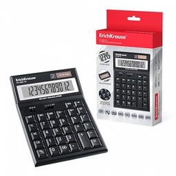 Calculadora De Mesa 12 Dígitos Erichkrause Negro