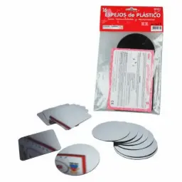 Espejos De Plástico Cara Pack 16 Uds Henbea