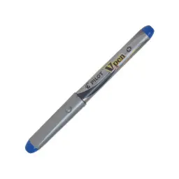 Pluma Pilot V Pen Silver Azul