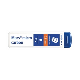 Minas Mars Micro Carbon 250 0,9mm B Tubo 12 Uds Staedtler