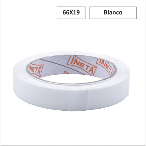 [825633] CINTA ADHESIVA 66X19 BLANCO