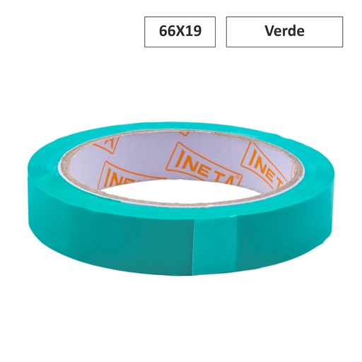 [825640] CINTA ADHESIVA 66X19 VERDE